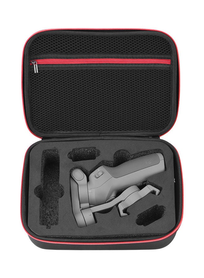 Portable Gimbal Stabilizer Storage Case  Bag Black/Red