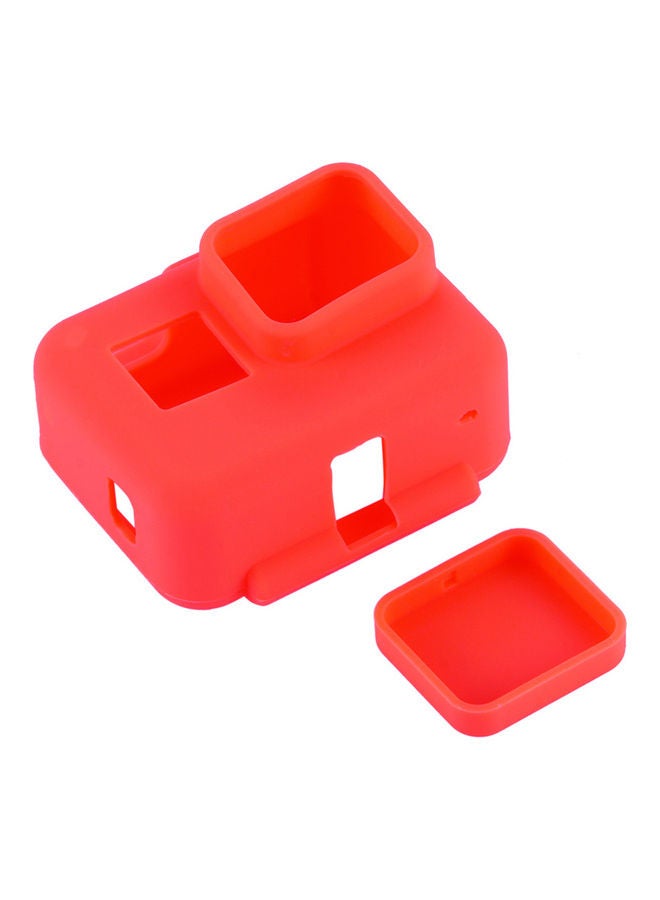 Anti-Scratch Protective Silicone Camera Case Cover For GoPro Hero 7 Red