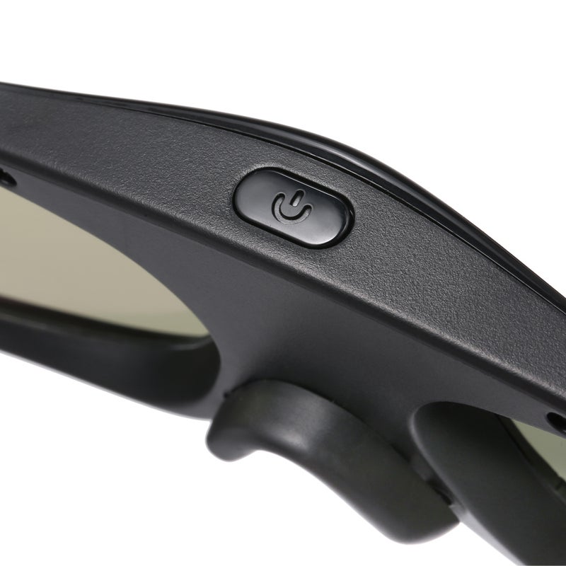 Active Shutter Rechargeable 3D Glasses Black