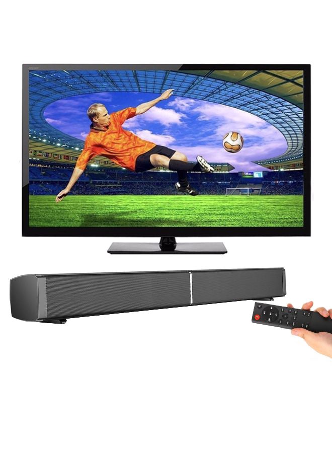 3D Wall-Mounted Sound Bar With Remote Control V6278EU Black