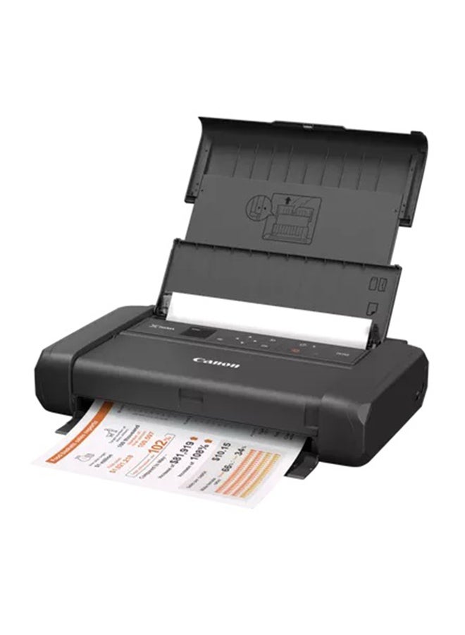 PIXMA TR150 Wireless Portable Colour Inkjet Printer w/Battery - A4 Print | Wi-Fi, 2.4 and 5 GHz Support, Smartphone Printing | USB Charge | Compatible w/iOS, Android, Windows Black