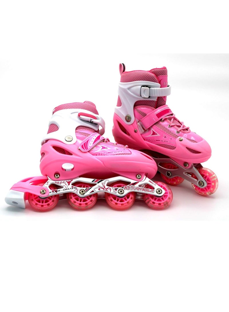 Sunflower Children's Outdoor Sports Shoes Skate Shoes with Wheels for Girls Boys Children Roller Skates Sneakers