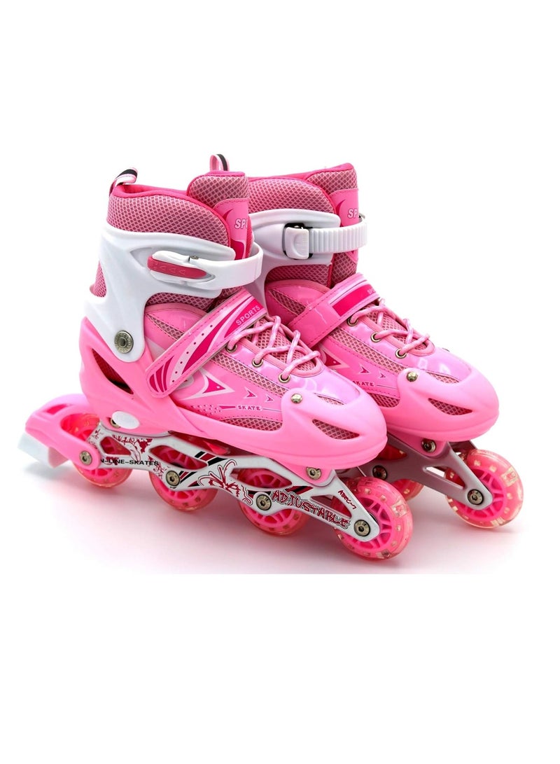 Sunflower Children's Outdoor Sports Shoes Skate Shoes with Wheels for Girls Boys Children Roller Skates Sneakers