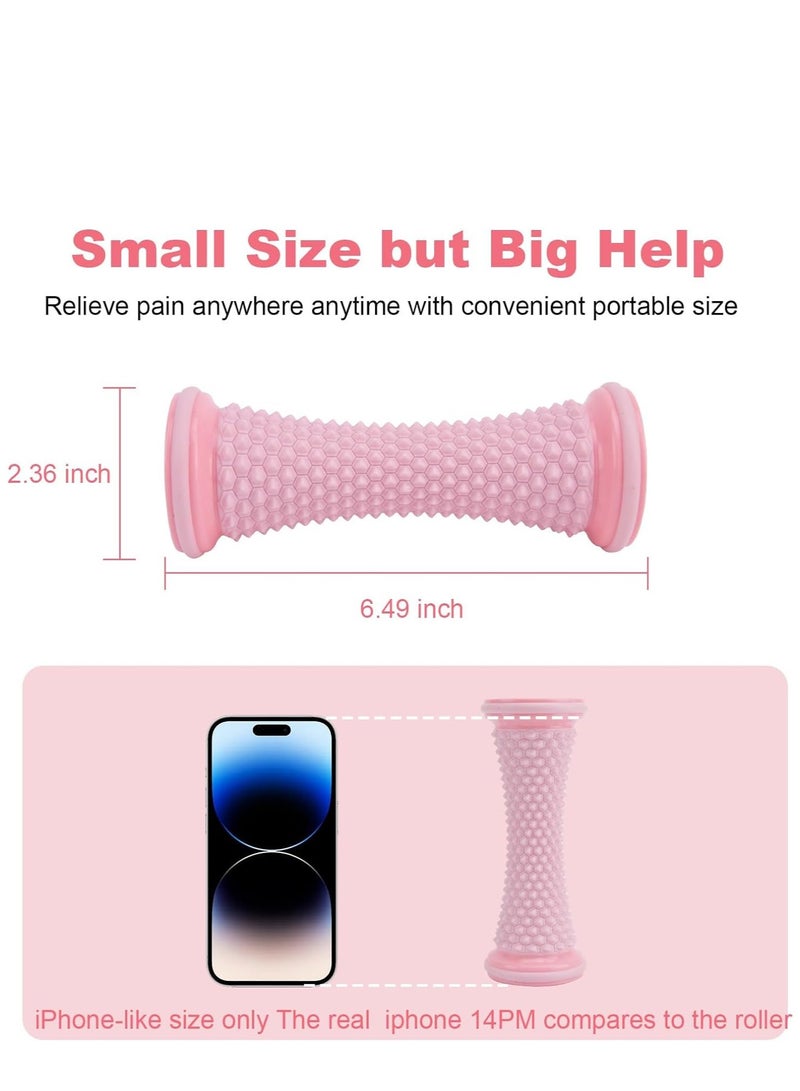 Plantar Fasciitis Relief Roller Portable Foot Massager Roller Deep Reflexology Tissue Muscle Massage for Foot Heel Pain, Plantar Fasciitis Relieving, Yoga Fitness Aids