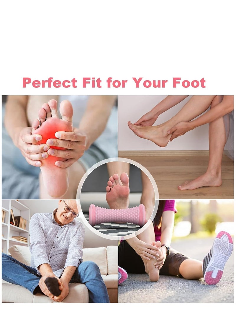 Plantar Fasciitis Relief Roller Portable Foot Massager Roller Deep Reflexology Tissue Muscle Massage for Foot Heel Pain, Plantar Fasciitis Relieving, Yoga Fitness Aids