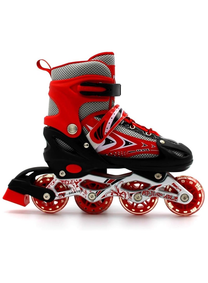 Skate Shoes with Wheels Girls Boy Fashion Roller Skateboard Outdoor Gymnastics Sneakers for Young Girls