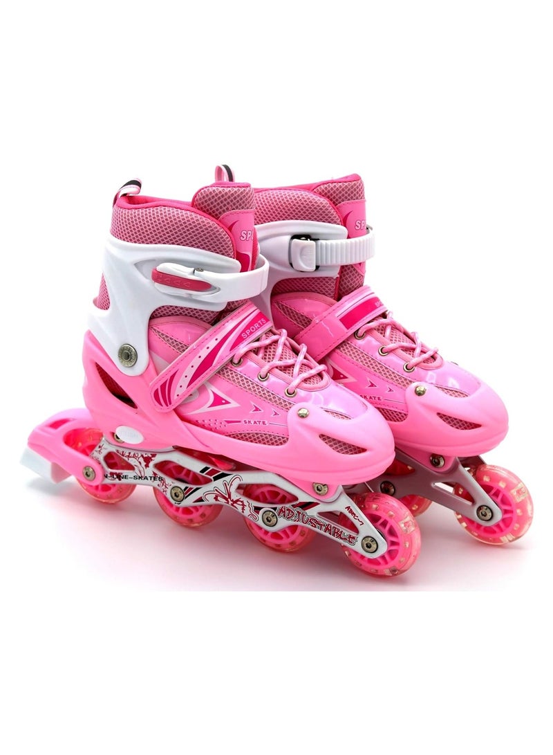 Skateboard shoes with wheels Retractable Skateboarding Rollerblades Unisex Pulley Shoes Single Wheel Push Button Roller Skate Shoes Invisible pulley shoes Suitable for adults, children