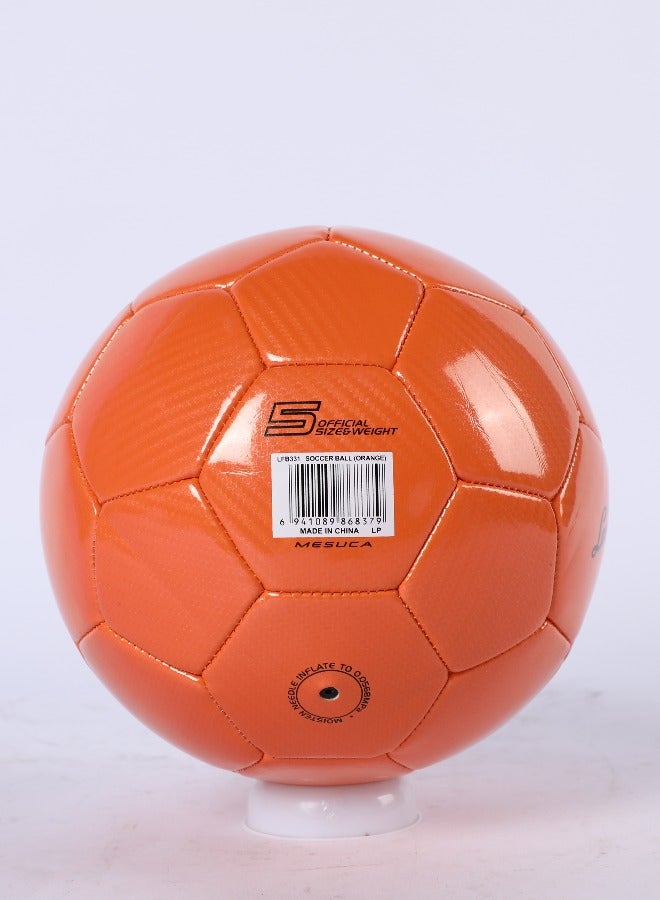 LAMBORGHINI #5 MACHINE-SWING PU CARBON FIBER SOCCER BALL-ORANGE