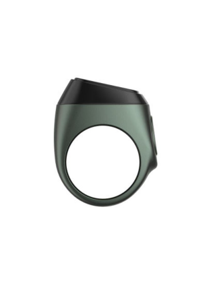 Smart Tasbih Zikr Aluminium Ring - Dark Green - 20mm