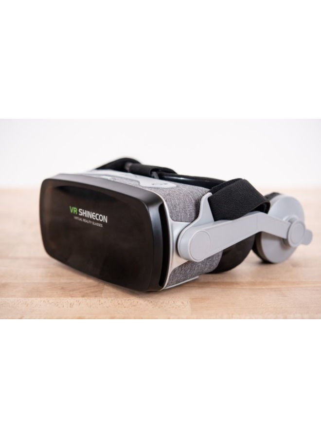 Virtual Reality 3D Wireless Glasses Headset With Earphone