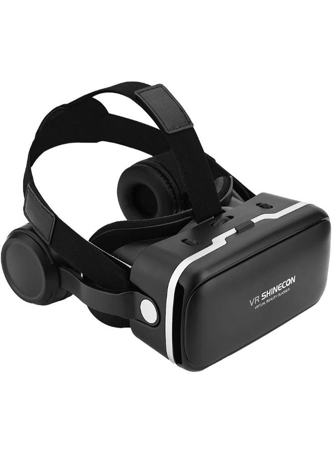 Virtual Reality 3D Wireless Glasses Headset With Earphone