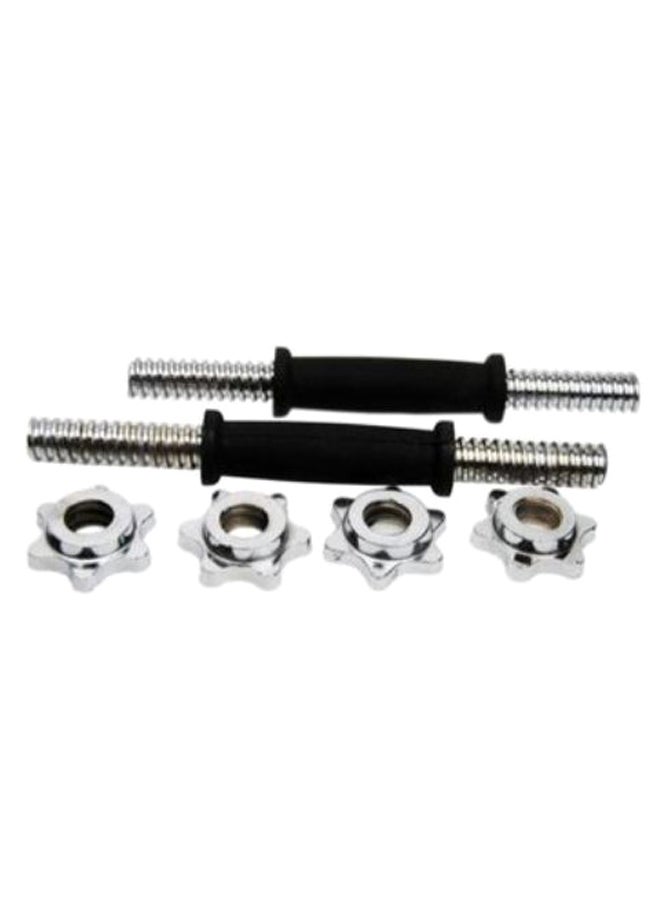 Pair Of Chrome Dumbbells - 2 x 10 kg 20kg