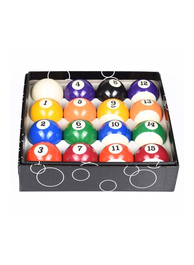 16-Piece Billiard Balls Set