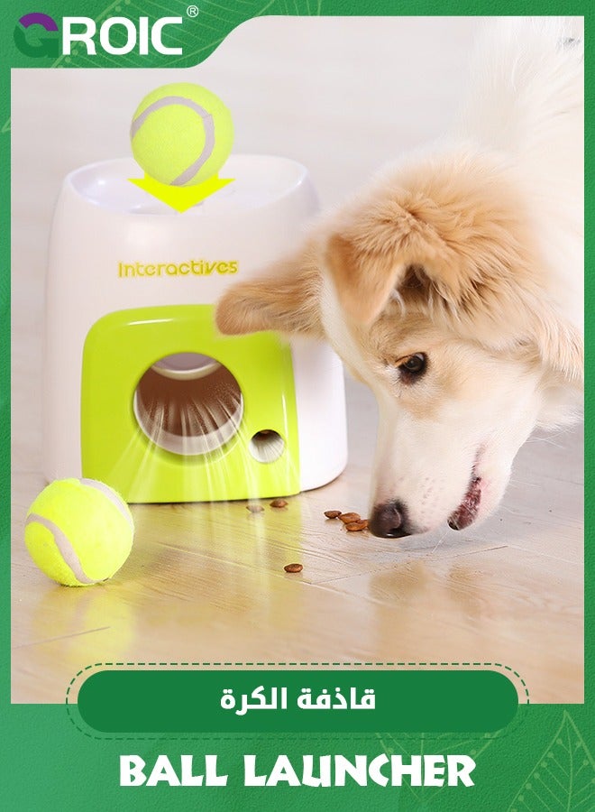 Automatic Ball Launcher for Dogs, Dog Automatic Ball Snack Reward Machine, Automatic Dog Ball Launcher, Tennis Ball Machinefor Big and Medium Dogs, Interactive Toys Dogs,Pet Supplies