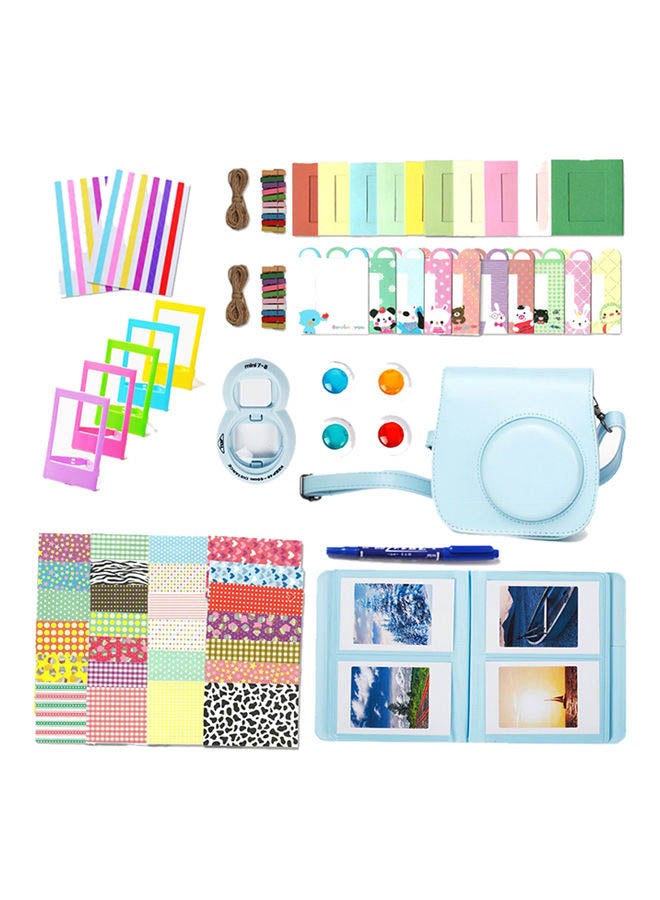 10-In-1 Fujifilm Instant Camera Accessories Bundle For Instax Mini 9/8/8+ Multicolour