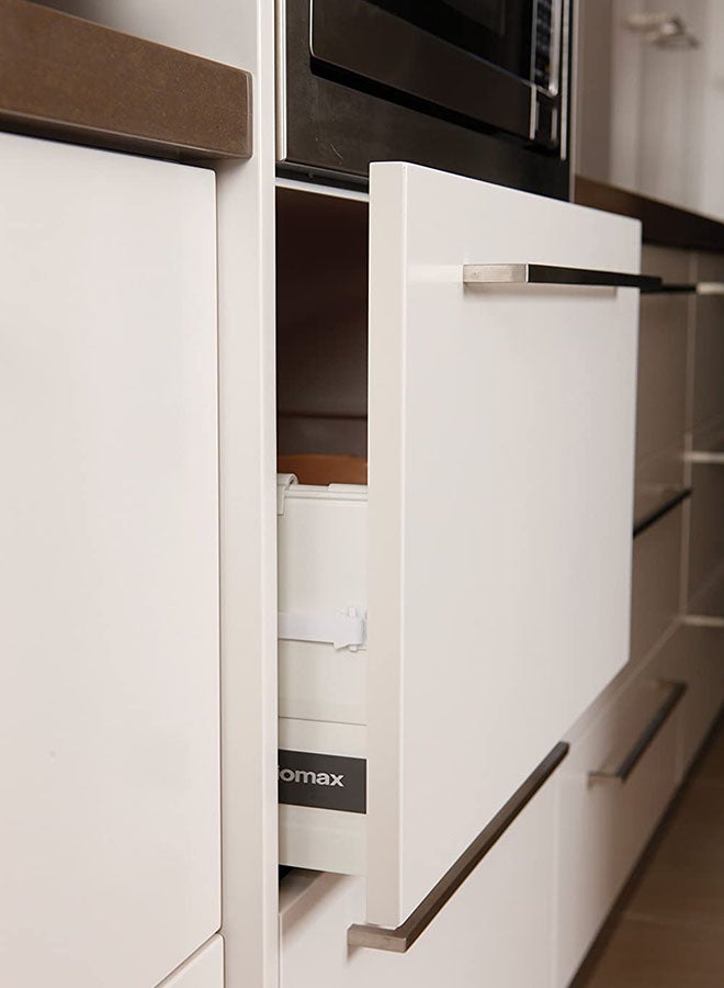 Drawer Catches, Pack of 3 - White