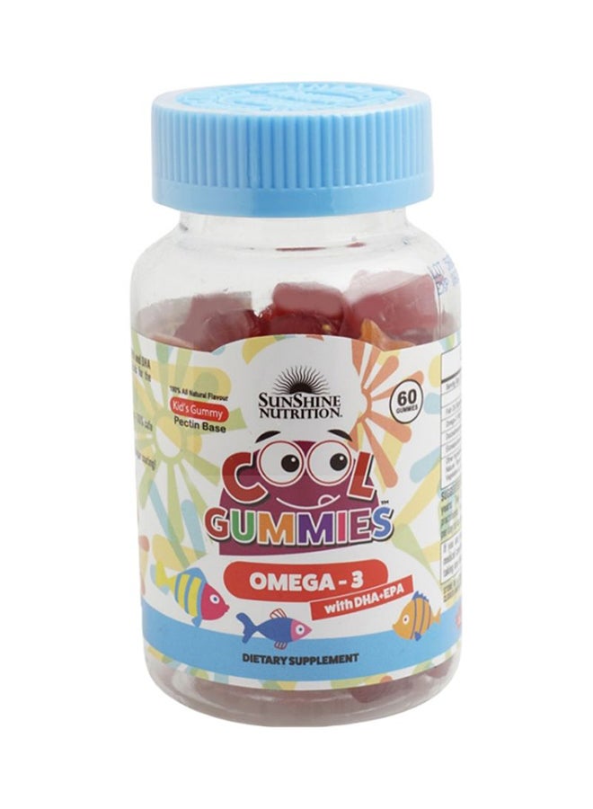 Cool Gummies Omega-3 With DHA And EPA 60 Gummies