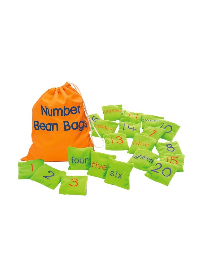 20-Piece Number Beanbag 3047