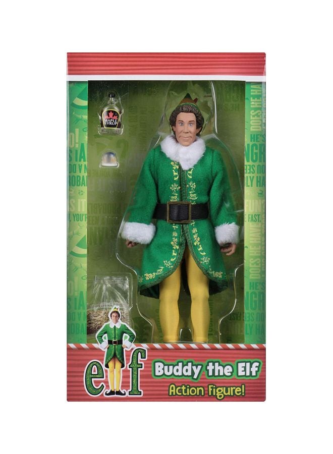 Buddy The Elf Clothed Action Figure 8 Inch