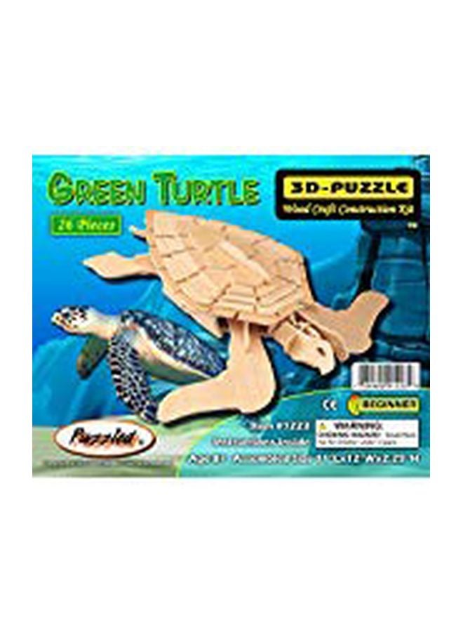 26-Piece 3D Turtle Puzzle 1223