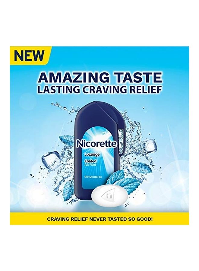 Coated Nicotine Lozenges 4mg  - Ice Mint 20 Count