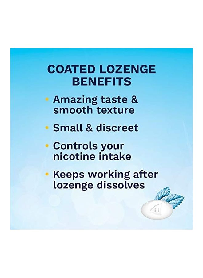 Coated Nicotine Lozenges 4mg  - Ice Mint 20 Count