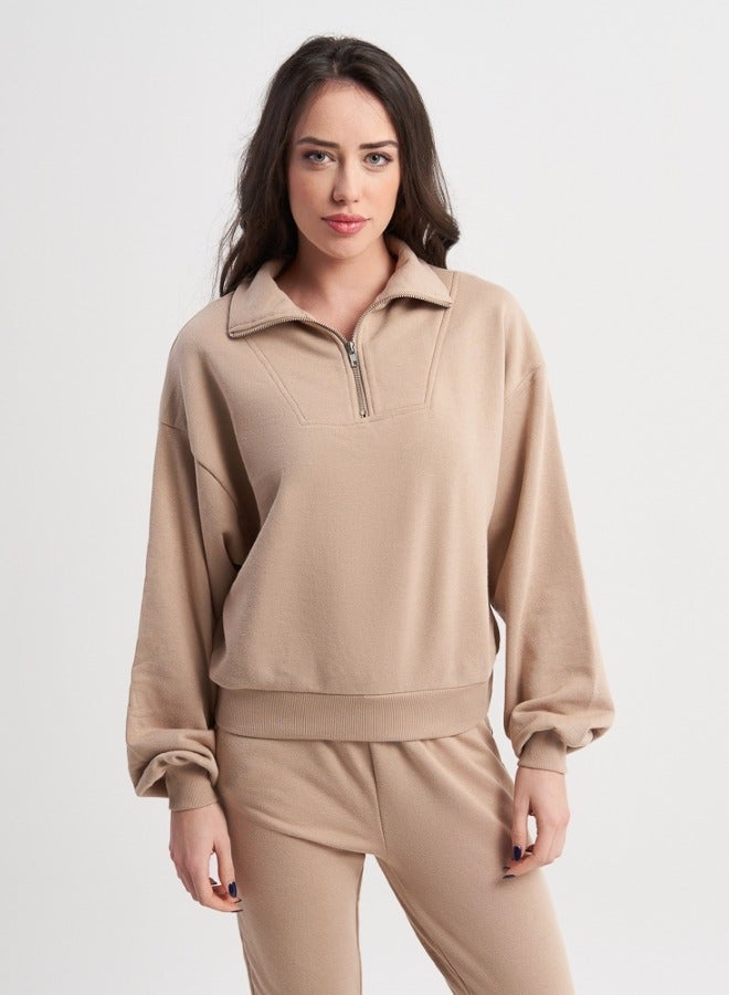 Hailys Women's Sweatshirt , toupe