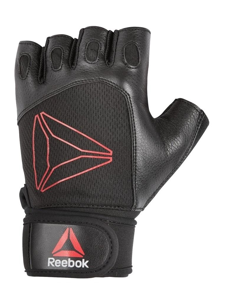 Weight Lifting Gloves Size Large Black and Red