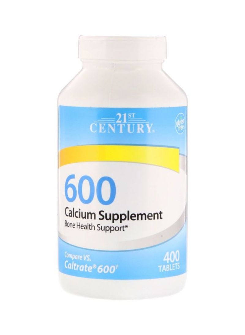 600 Calcium Supplement - 400 Tablets