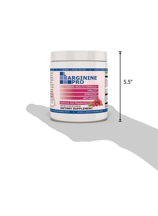 , L-arginine Supplement - 5,500mg of L-arginine Plus 1,100mg L-Citrulline (Raspberry, 3 Jars)