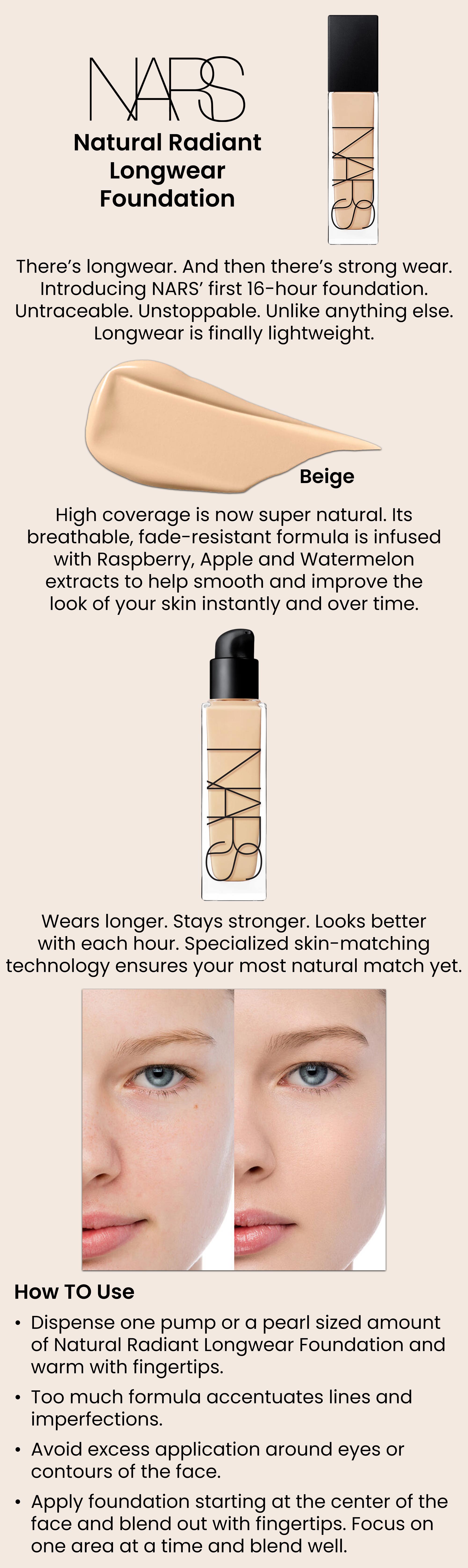 Natural Radiant Longwear Foundation Beige