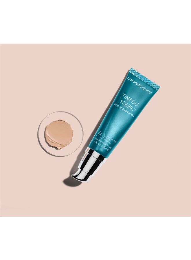 Mineral Sunscreen Foundation, Tint du Soleil , Medium, 1 Fl Oz (Pack of 1)