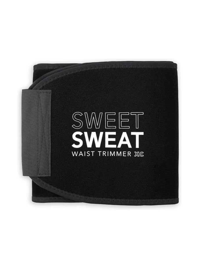 Sweet Sweat Waist Trimmer 'Xtra Coverage' Belt Black/White Small