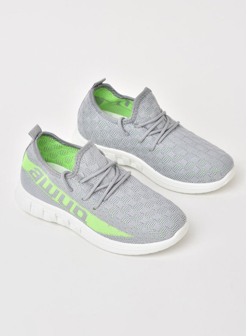 Casual Sneaker Grey/Neon