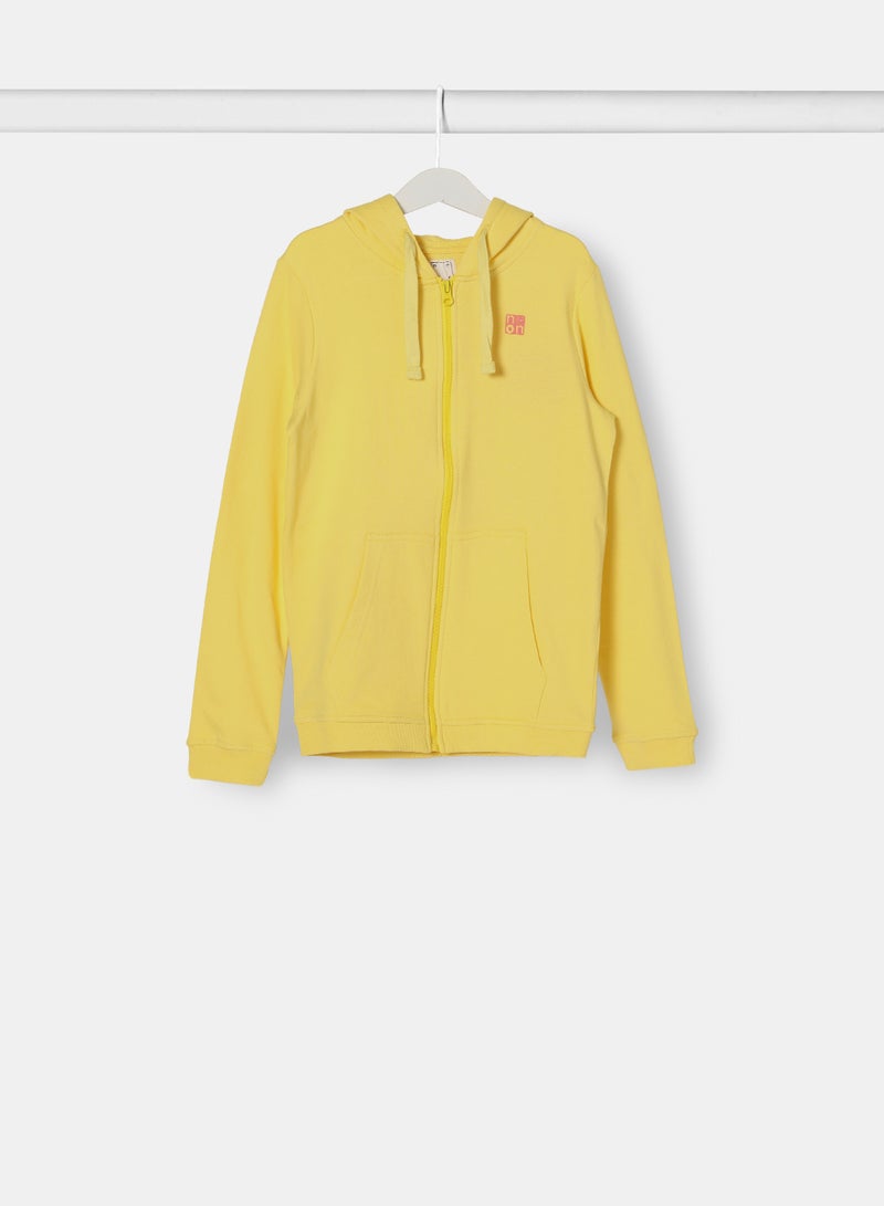 Girls Hoodie Prime Rose Yellow