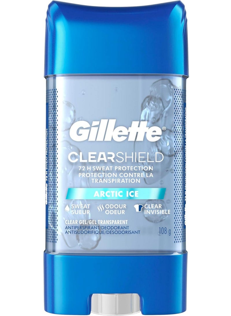 Clear Shield Arctic Ice Scent Clear Gel Antiperspirant Deodorant 107 G