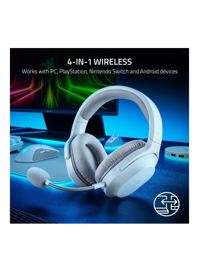 Barracuda X Wireless Multi Platform Gaming And Mobile Headset - 250G Ergonomic Design Detachable Hyperclear Mic 20Hrs Battery Life, Compatible W/Pc, Ps5, Switch, & Android Mercury -