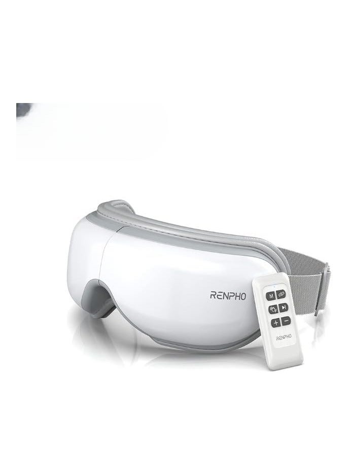 RF-EM001R-WH, Renpho Eyeris 1 Eye Massager With Heat And Vibration, Remote Control and Rechargeable.