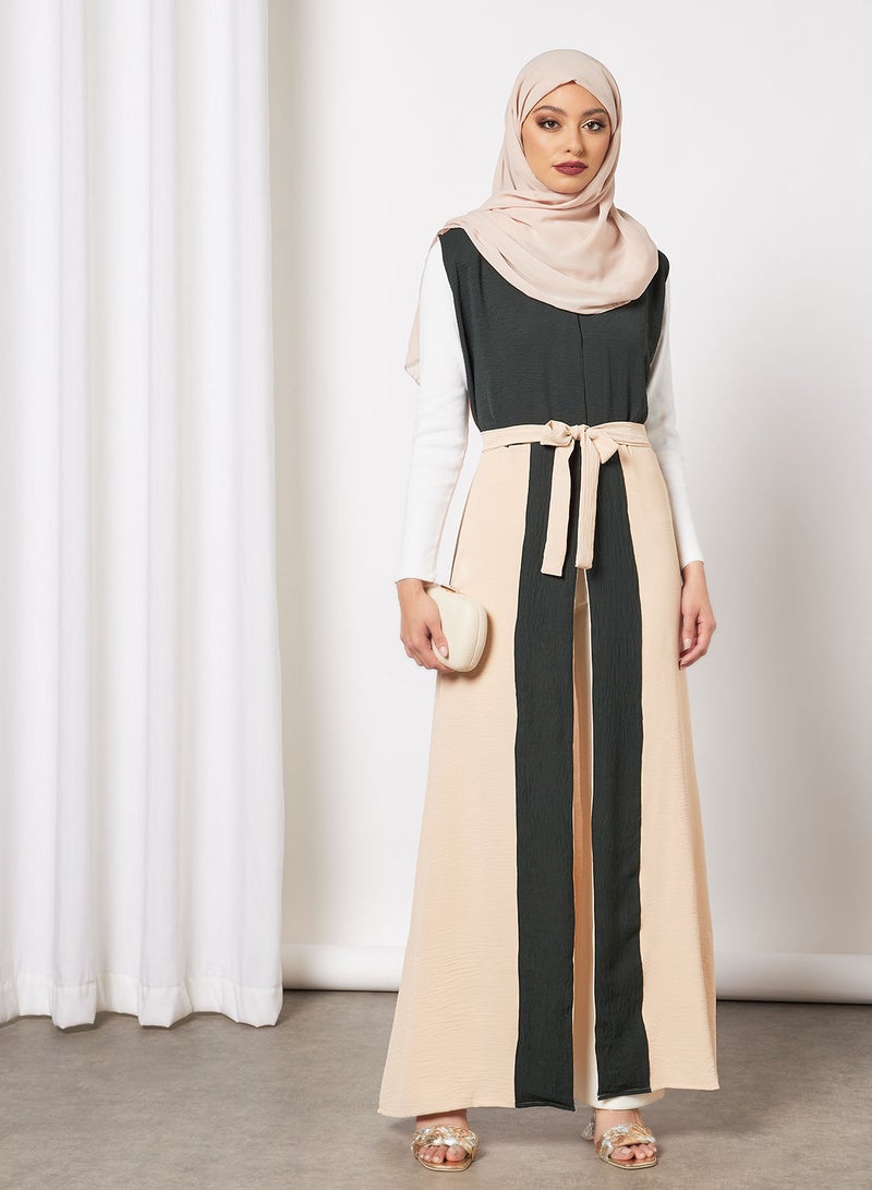 Modest Vest With Belt And Sheila