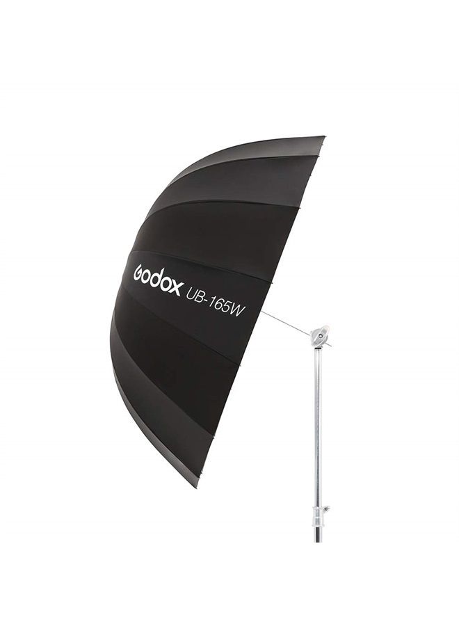 Godox UB-165W 65in Parabolic Reflective Umbrella,Black White Reflective Umbrella Studio Light Umbrella with Diffuser Cover Cloth