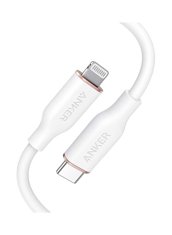 PowerLine III Flow, USB C to Lightning Cable for iPhone 13 13 Pro 12 11 X XS XR 8 Plus White
