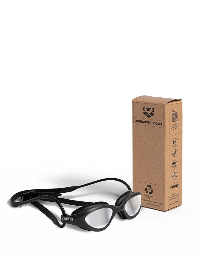 365 Swimming Goggles Anti Fog Lenses Goggles For Swimming With Wide Lenses Uv Protection Self Adjusting Nose Bridge