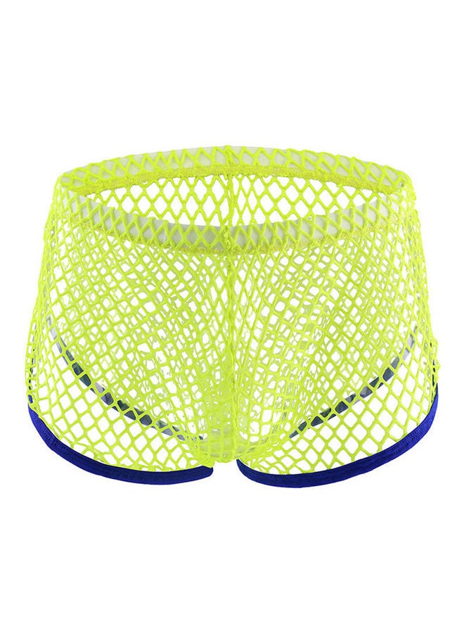 Breathable Mesh Boxer Yellow