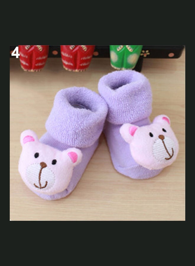 Animal Cartoon Slippers 03-Bowknot Rabbit