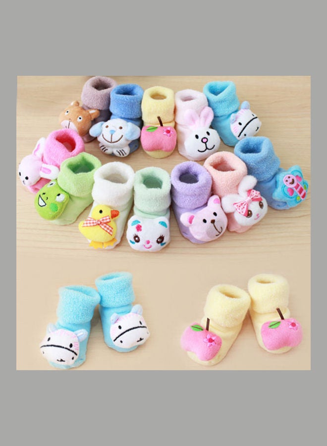 Animal Cartoon Slippers 04-Purple Bear