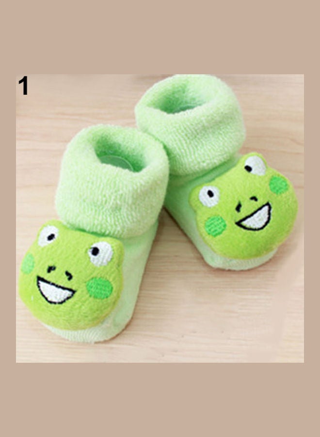 Animal Cartoon Slippers 04-Purple Bear