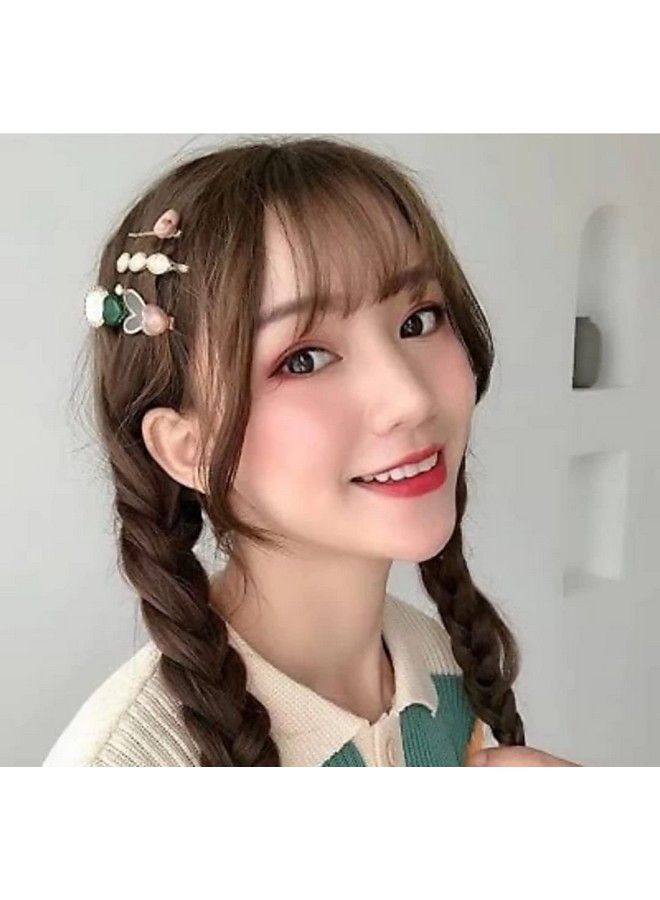 8 Pcs Premium Korean Stylish Hair Clips For Women And Girls