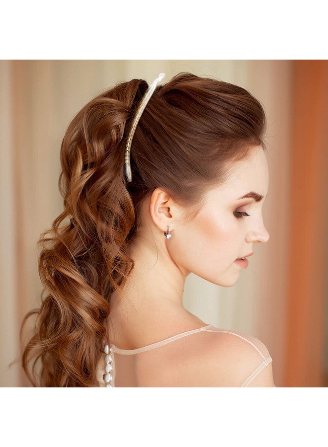 12 Pieces Fishtail Hair Clips Classic Clincher Combs Large Double Banana Ponytail Holder For Women 4 Styles