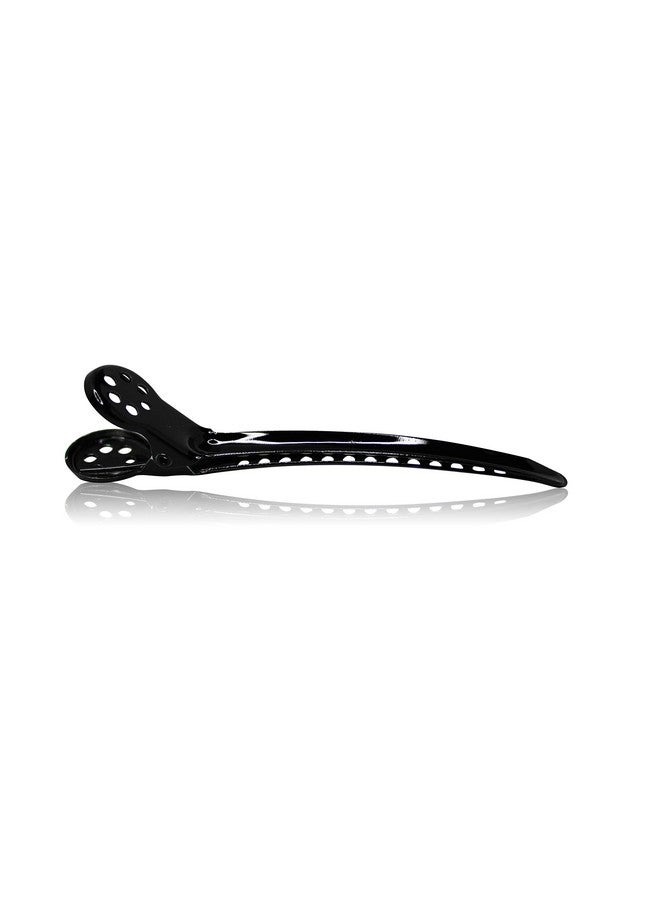 Black Tight Tension Clips Set Of 4 Professional Hair Clips Hair Clips For Styling Clips For Hair Metal Hair Clips Extra Tight & Durable