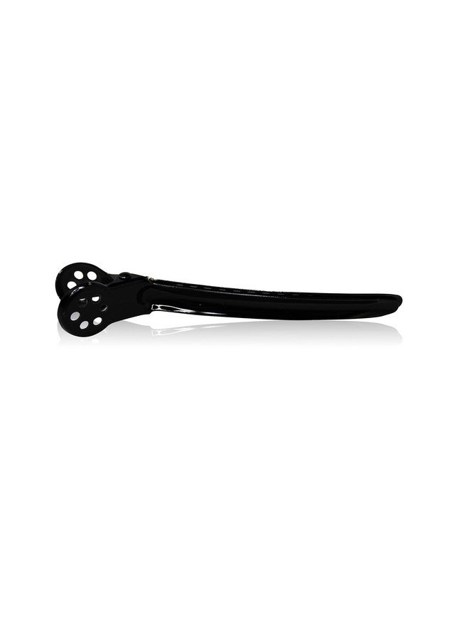 Black Tight Tension Clips Set Of 4 Professional Hair Clips Hair Clips For Styling Clips For Hair Metal Hair Clips Extra Tight & Durable